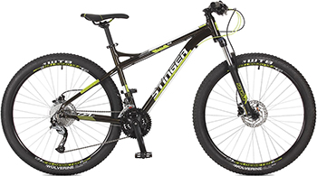 

Велосипед Stinger, 27.5'' Zeta HD 18'' черный 27 AHD.ZETAHD.18 BK7