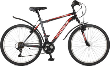

Велосипед Stinger, 26'' Caiman 18'' черный 26 SHV.CAIMAN.18 BK7