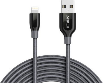 

Кабель ANKER, PowerLine+ Lightning 3 м. серый
