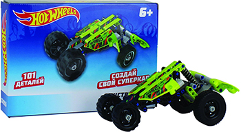 

Пластиковый конструктор 1 Toy Hot Wheels "Cross" (101 деталь) Т15401