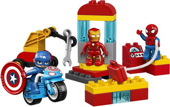 Конструктор Lego DUPLO Super Heroes Лаборатория супергероев 10921 lego super heroes 76104 бой халкбастера