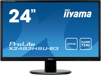 

ЖК монитор Iiyama LCD 24'' VA X2483HSU-B3 черный
