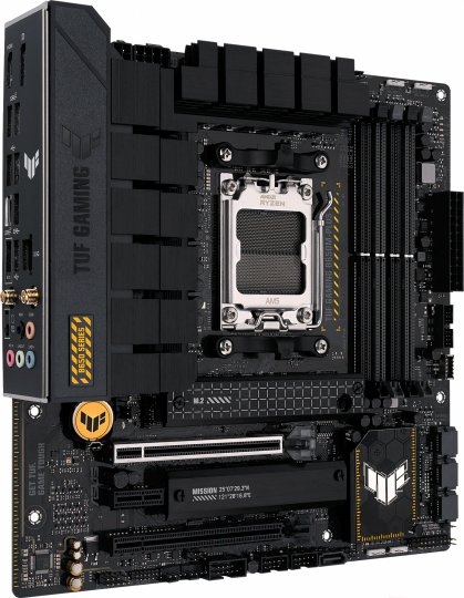 

Материнская плата Asus TUF GAMING B650M-PLUS WIFI (AM5, mATX), Черный