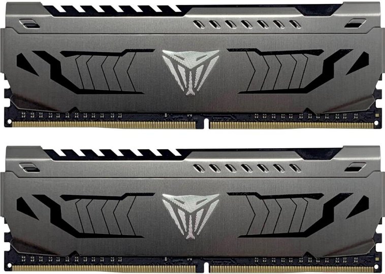 

Оперативная память Patriot Memory DDR4 16GB (2x8GB) 3733MHz Viper Steel (PVS416G373C7K), Черный