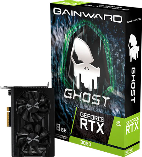 фото Видеокарта gainward geforce rtx 3050 ghost 8gb (ne63050018p1-1070b)