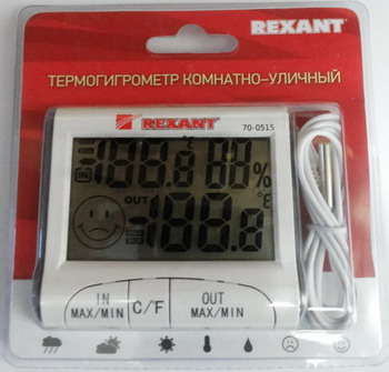 

Термогигрометр REXANT, 70-0515