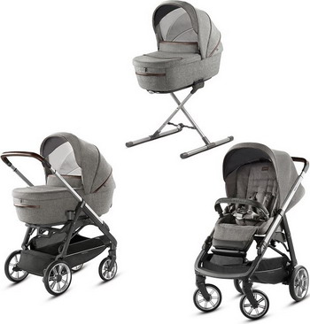 Коляска Inglesina Aptica System Duo 2 в 1 на шасси Aptica Graphite Coffee (AA 72 K6MNG AE 70 K 6201)