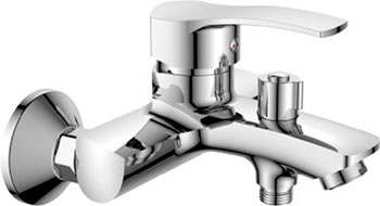 Изображение товара Смеситель для ванны Haiba HB6070 с душевым гарнитуром и хромированным покрытием