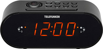 

Радиочасы Telefunken, TF-1506 (черный с янтарным)