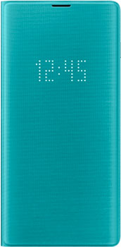 

Чехол (флип-кейс) Samsung, S 10+ (G 975) LED-View green EF-NG 975 PGEGRU