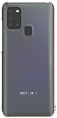 

Чехол (клип-кейс) Samsung, Galaxy A21s WITS Premium Hard Case прозрачный (GP-FPA217WSATR)
