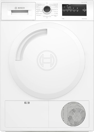 

Сушильная машина с тепловым насосом Bosch WTH83253BY, белый