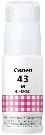 

Картридж струйный Canon GI-43M 4680C001 пурпурный (8000стр.) (60мл) для Pixma G640/540