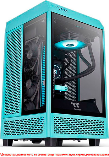 

Компьютерный корпус Thermaltake The Tower 100 Turquoise, бирюзовый (CA-1R3-00SBWN-00)