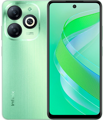 Смартфон Infinix SMART 8 4128GB Crystal green