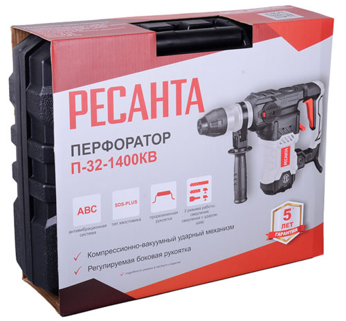 Перфоратор Ресанта П-32-1400КВ