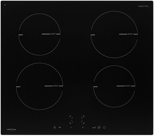 фото Встраиваемая электрическая варочная панель krona magier 60 bl 4btk