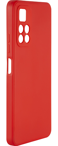 фото Накладка силикон red line ibox case для xiaomi poco m4 pro 5g, с защитой камеры и подложкой, красный