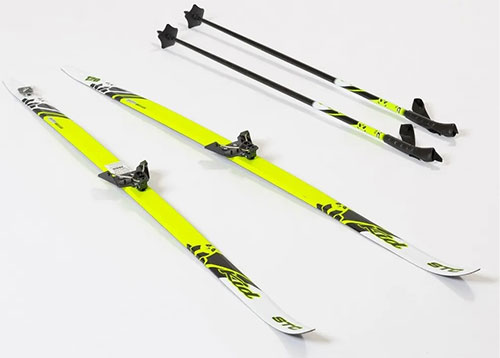 

Лыжи беговые STC STEP Kid Lemon, рост 140, Желтый