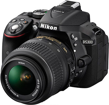

Цифровой фотоаппарат Nikon, D 5300 kit DX 18-55 VR AF-P черный