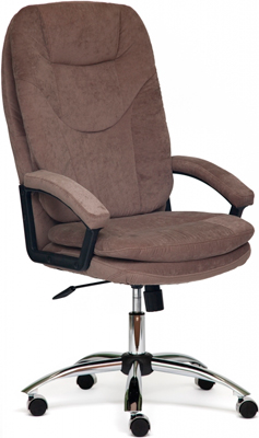 

Кресло Tetchair, SOFTY Lux ткань коричневый смоки браун