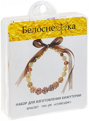 

Наборы для изготовления бижутерии Белоснежка 104-JW Браслет ''Созвездие''