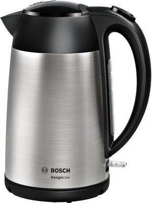 

Чайник электрический Bosch TWK3P420 DesignLine, Нержавеющая сталь