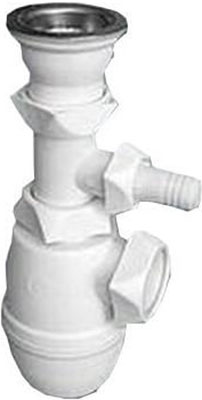 Изображение товара Сифон Franke без вентиля с одним отводом арт 112.0443.223 для моек и стиральных машин