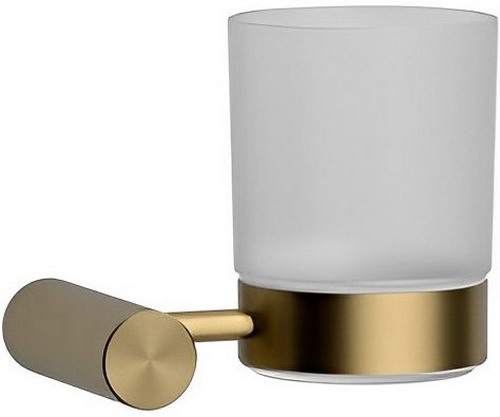 Изображение товара Стакан с держателем Raiber Graceful золото настенный декор для ванной и кухни