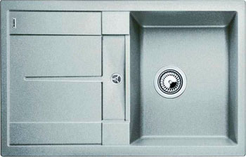 

Кухонная мойка Blanco, METRA 45 S SILGRANIT жемчужный с клапаном-автоматом