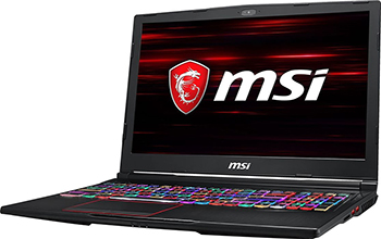

Ноутбук MSI, GS 63 Stealth 8RE-021 RU i7-8750 H (9S7-16 K 512-021) Black