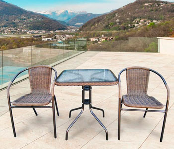 

Набор мебели Афина, Асоль-2A (иск. ротанг) TLH-037 AR3/060 SR-60х60 Cappuccino 2Pcs
