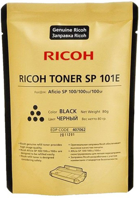 

Тонер для заправки Ricoh, SP 101 E 407062 Чёрный