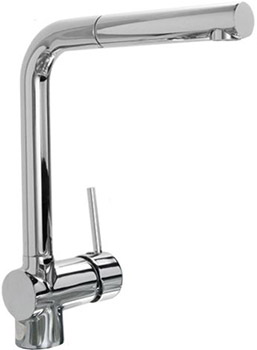 Изображение товара Кухонный смеситель Alveus AZETA-P CHR VA с выдвижным изливом