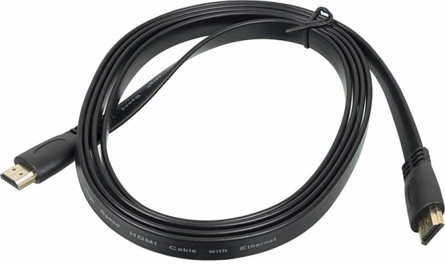 

Кабель аудио-видео Noname High Speed ver.1.4 Flat HDMI (m)/HDMI (m) 2м. черный