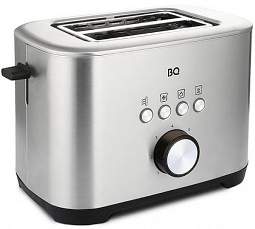 Тостер BQ T1010, cтальной/черный Тостер BQ T1010, cтальной/черный