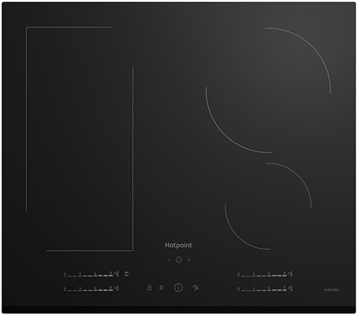 фото Встраиваемая электрическая варочная панель hotpoint hs 1560b bf, черная