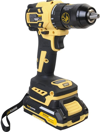 Дрель-шуруповерт аккумуляторная Hanskonner HCD2065BLC