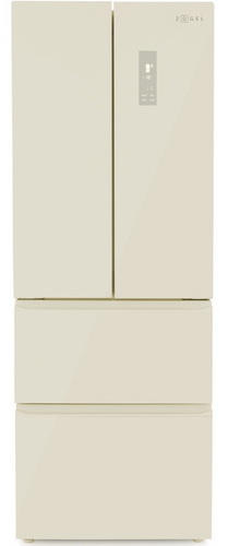 

Многокамерный холодильник Zugel ZRFD361C, бежевое стекло
