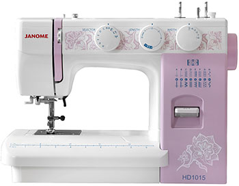 

Швейная машина Janome HomeDecor 1015, Белый с розовым
