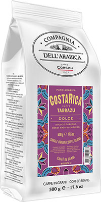Кофе в зернах Compagnia Dell'Arabica Puro Arabica Costa Rica Tarrazu (500 г) м/у carraro costa rica arabica 100% кофе молотый 250 г