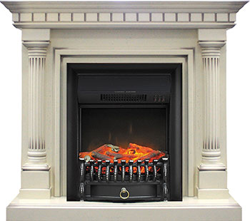 Каминокомплект Royal Flame Dallas с очагом Fobos BL очаг сл.кость каминокомплект royal flame dallas с очагом majestic bl тем дуб