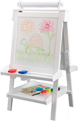 

Детский двусторонний мольберт KidKraft, ''Делюкс'' белый 62040_KE
