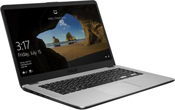 

Ноутбук ASUS, X 505 ZA-BQ 035 T AMD R5-2500 U (90 NB0I 11-M 00620) Grey