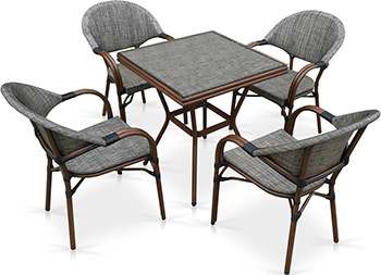 

Комплект мебели Афина, T 130/C 029-TX 70 x 70 4Pcs