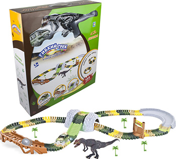 

Гибкий трек 1 Toy, Динопарк 132 дет Т16186