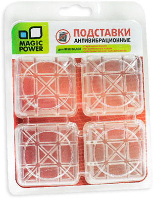 Силиконовые антивибрационные подставки Favorit MP-610-1 для стиральных машин и холодильников