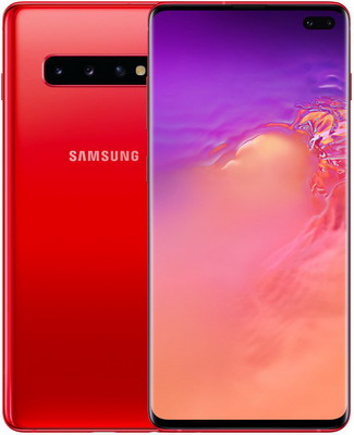 Смартфон Samsung Galaxy S10+ 128GB SM-G975F красный/гранат