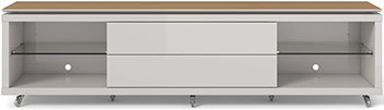 Тумба под телевизор Manhattan LINCOLN 2.2 ТВ OFF-WHITE/ NATURAL PA16554(173 54) 539 х 2170 х 448 стеллаж manhattan easy черный blc21 178 785 х 675 х 355
