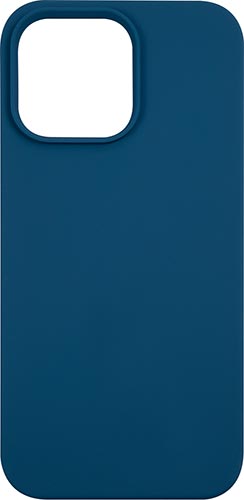 фото Чехол силиконовый red line для iphone 14 pro max с микрофиброй, blue jay